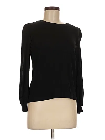 Pre-owned Marine Layer Long Sleeve T-shirt In Black