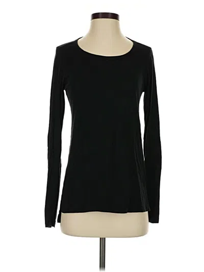 Pre-owned Marine Layer Long Sleeve T-shirt In Black