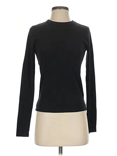 Pre-owned Marine Layer Long Sleeve T-shirt In Black