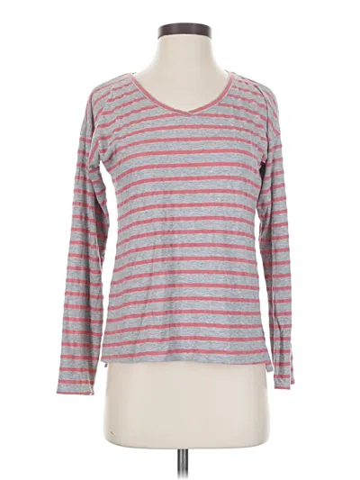 Pre-owned Marine Layer Long Sleeve T-shirt In Gray
