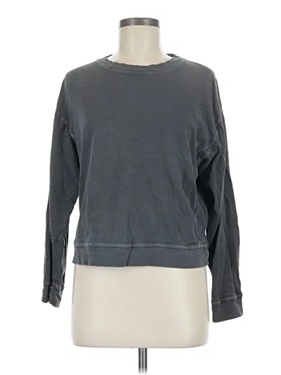 Pre-owned Marine Layer Long Sleeve T-shirt In Gray