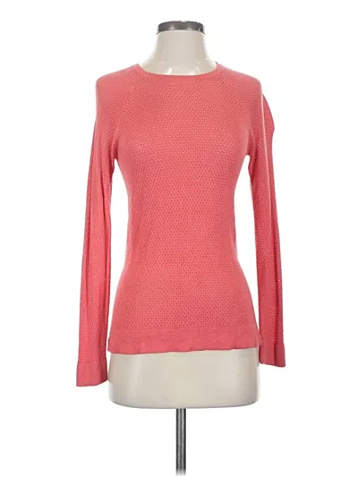 Pre-owned Marine Layer Long Sleeve T-shirt In Pink