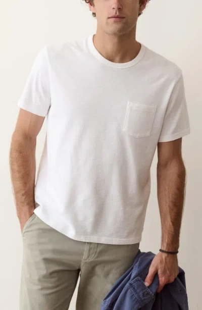 Marine Layer Luxe Slub Pocket T-shirt In Neutral
