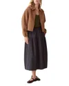 Marine Layer Margot Zip Front Jacket In Brown