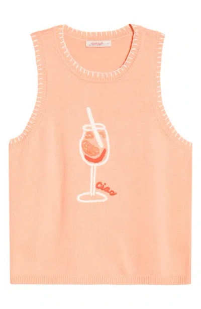 Marine Layer Marisol Cotton Sweater Vest In Multi