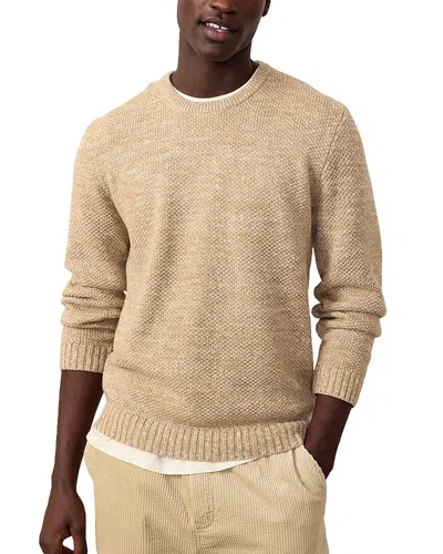 Marine Layer Marl Crew Sweater In Sable