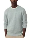 Marine Layer Marl Crew Sweater In Topaz