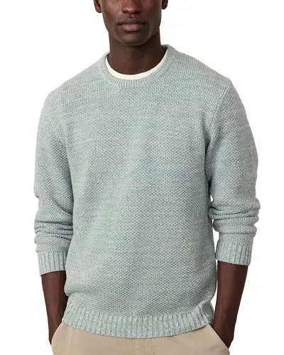 Marine Layer Marl Crew Sweater In Topaz