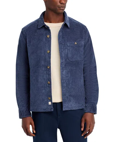 Marine Layer Max Corduroy Overshirt In Mood Indigo
