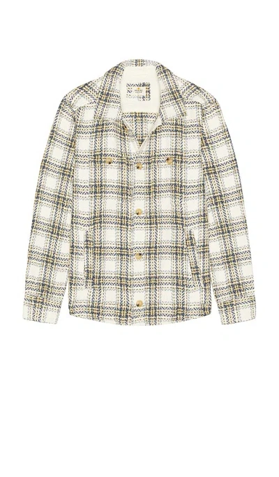 MARINE LAYER MAX HERRINGBONE OVERSHIRT