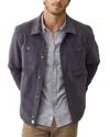 Marine Layer Max Moleskin Overshirt In Blue