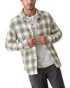 Marine Layer Max Herringbone Overshirt In Multi
