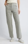Marine Layer Maya Straight Leg Cargo Pants In Shadow