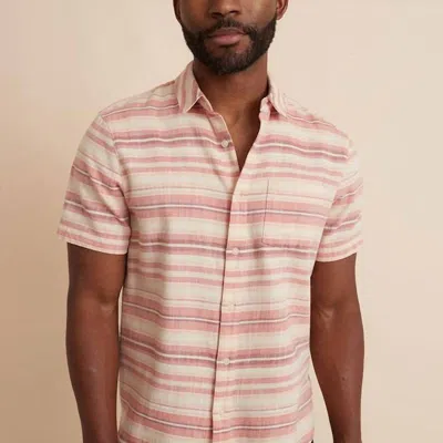 Marine Layer Men's Selvage Shirt In Pink