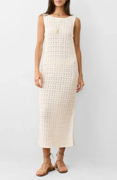 Marine Layer Mirage Open Stitch Maxi Sweater Dress