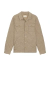Marine Layer Olin Quilted Overshirt In Tan