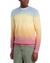 Marine Layer Ombre Cotton Sweater In Sunset Ombre