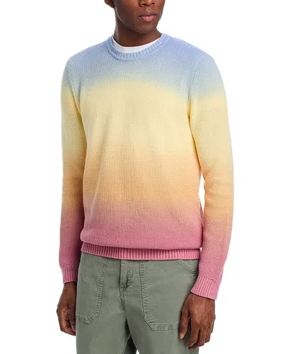 Marine Layer Ombre Cotton Sweater In Sunset Ombre