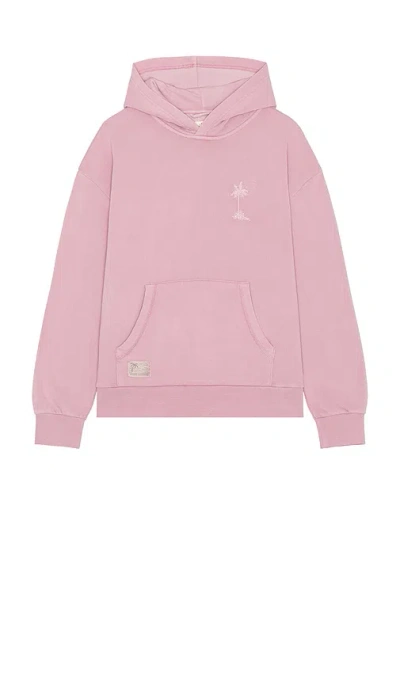 Marine Layer Oversized Cloud 9 Fleece Hoodie In Rose