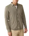Marine Layer Pacifica Stretch Twill Overshirt In Green