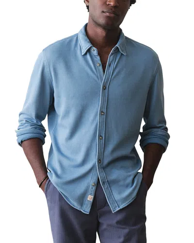 Marine Layer Pacifica Stretch Shirt In Blue