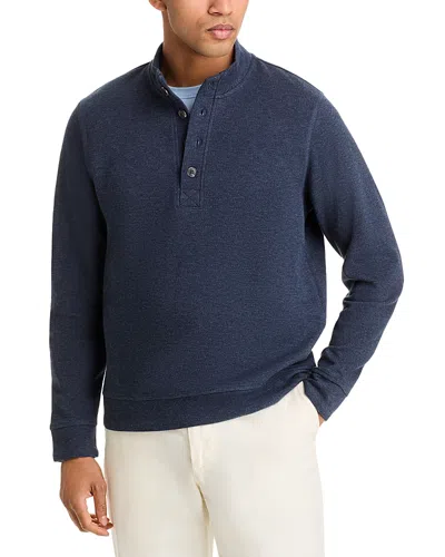 Marine Layer Pacifica Stretch Twill Pullover In Navy