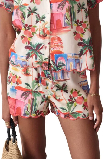 Marine Layer Paloma Resort Drawstring Shorts In Multi