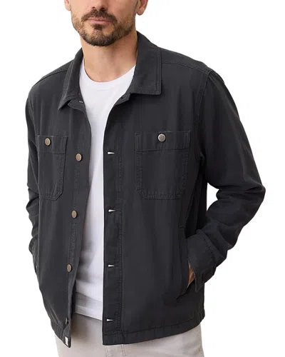 Marine Layer Patrick Canvas Overshirt In Black