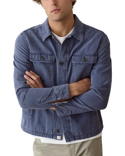Marine Layer Patrick Collared Overshirt In Multi
