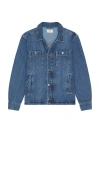 Marine Layer Patrick Denim Overshirt In Blue