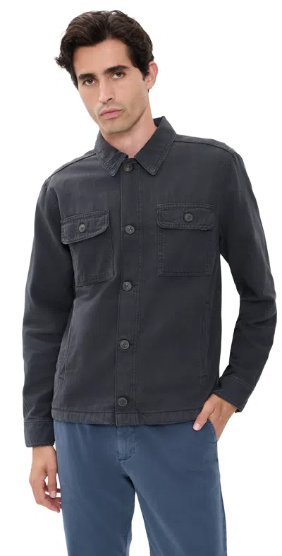 Marine Layer Patrick Overshirt Shacket Faded Black