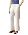Marine Layer Perfect Drawstring Pants In White