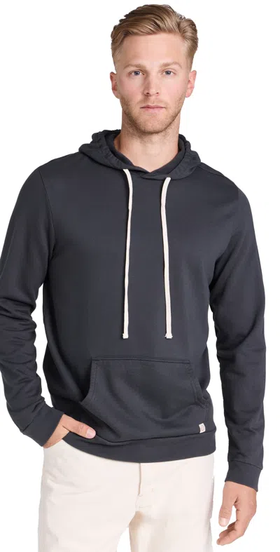 Marine Layer Pullover Hoodie Asphalt Grey In Blue