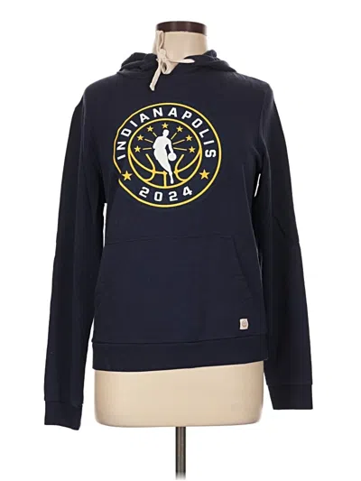 Pre-owned Marine Layer Pullover Hoodie In Blue