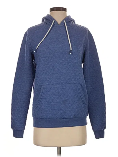 Pre-owned Marine Layer Pullover Hoodie In Blue