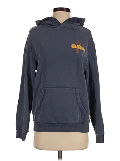 Pre-owned Marine Layer Pullover Hoodie In Blue