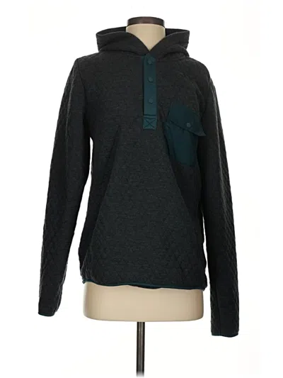 Pre-owned Marine Layer Pullover Hoodie In Teal
