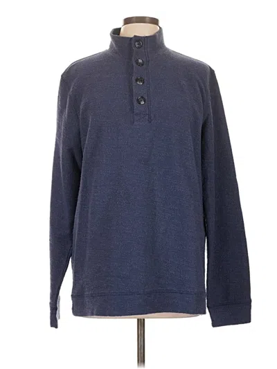 Pre-owned Marine Layer Pullover Sweater In Blue