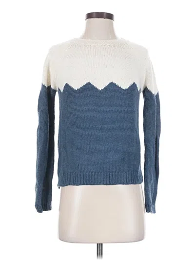 Pre-owned Marine Layer Pullover Sweater In Blue