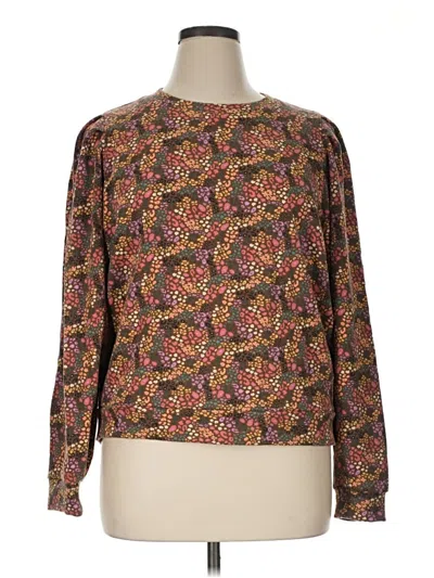 Pre-owned Marine Layer Pullover Sweater In Brown