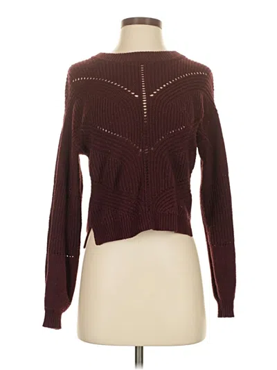 Pre-owned Marine Layer Pullover Sweater In Burgundy