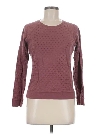 Pre-owned Marine Layer Pullover Sweater In Burgundy