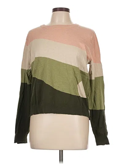 Pre-owned Marine Layer Pullover Sweater In Green