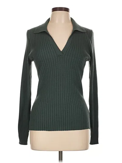 Pre-owned Marine Layer Pullover Sweater In Green