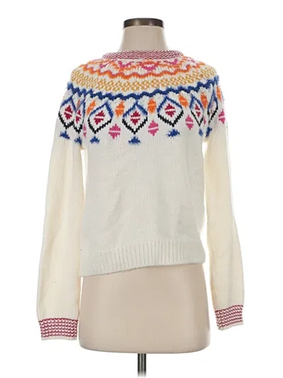Pre-owned Marine Layer Pullover Sweater In Ivory