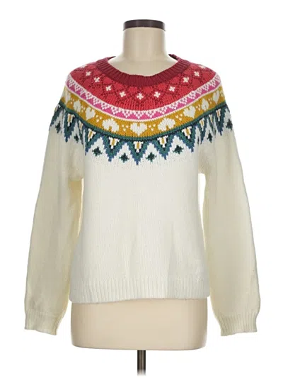 Pre-owned Marine Layer Pullover Sweater In Ivory