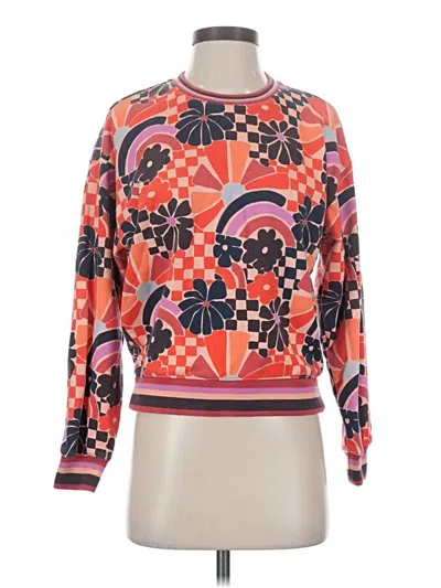 Pre-owned Marine Layer Pullover Sweater In Orange