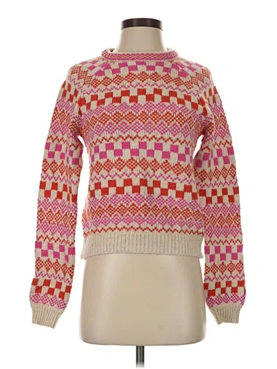 Pre-owned Marine Layer Pullover Sweater In Pink