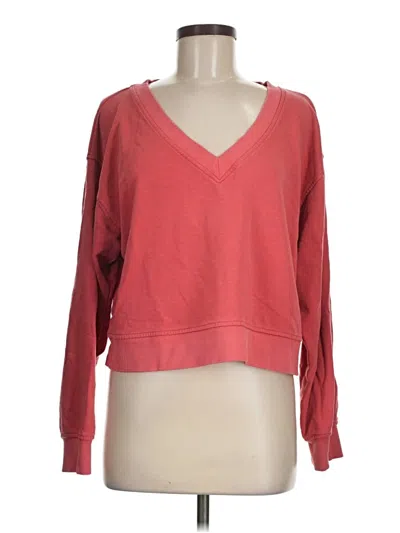 Pre-owned Marine Layer Pullover Sweater In Red