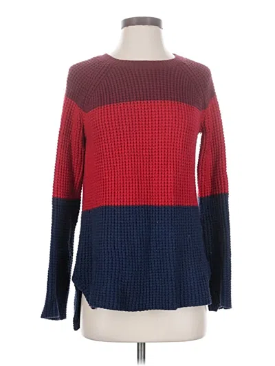 Pre-owned Marine Layer Pullover Sweater In Red